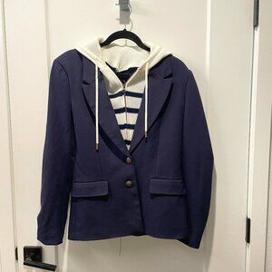 Blue Blazer with Dicky